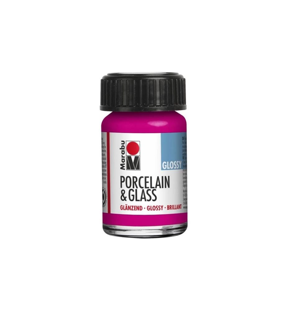MARABU - Peinture sur verre et porcelaine 131 Framboise, 15 ml