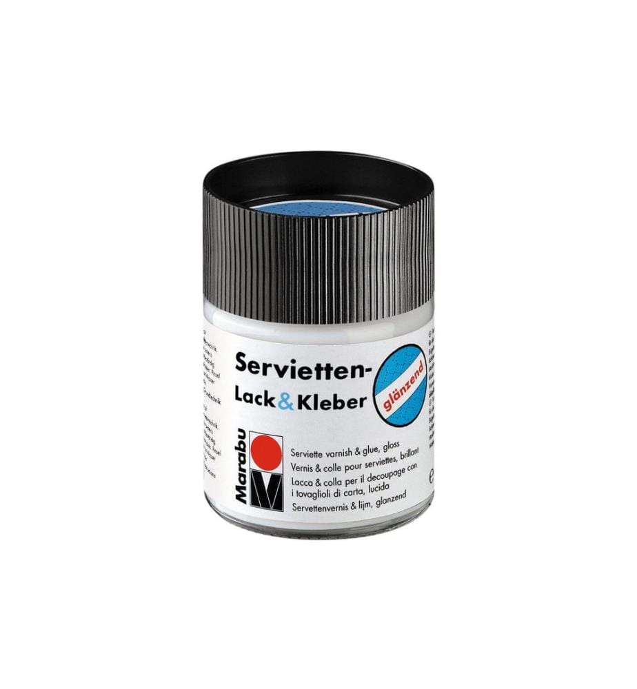 MARABU - Vernis et colle pour serviettes brillant 50 ml