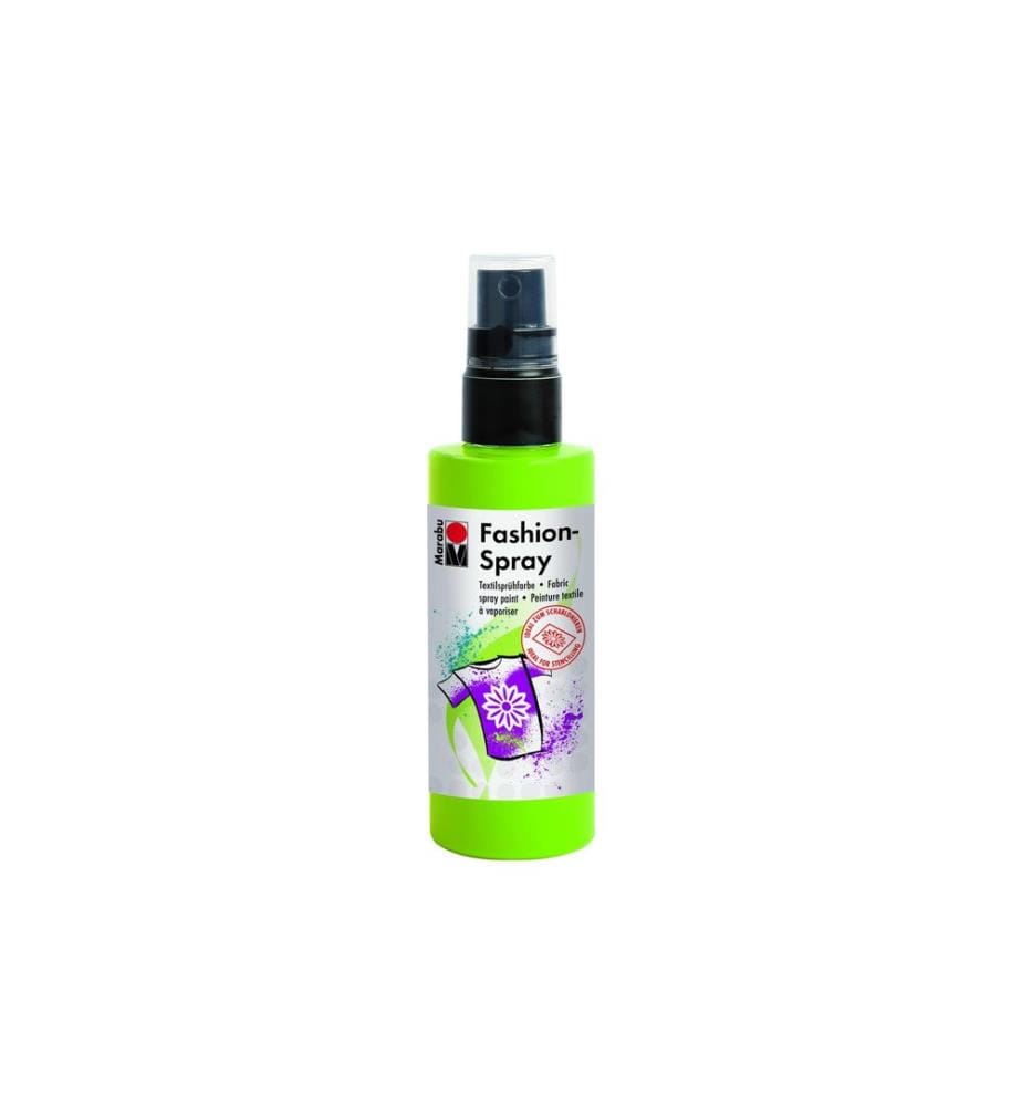 MARABU - Peinture pour textile Fashion Spray 100 ml, Vert clair
