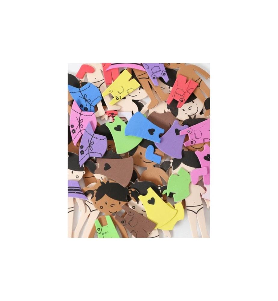 I AM CREATIVE - Motivsticker Dress it up 100 Stück