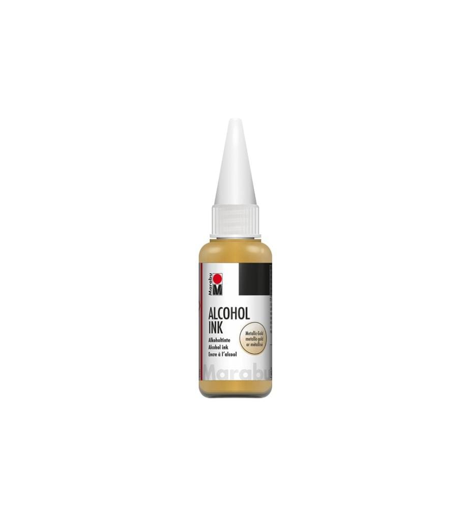 MARABU - Encre à l'alcool Ink Metallic Gold, 20 ml