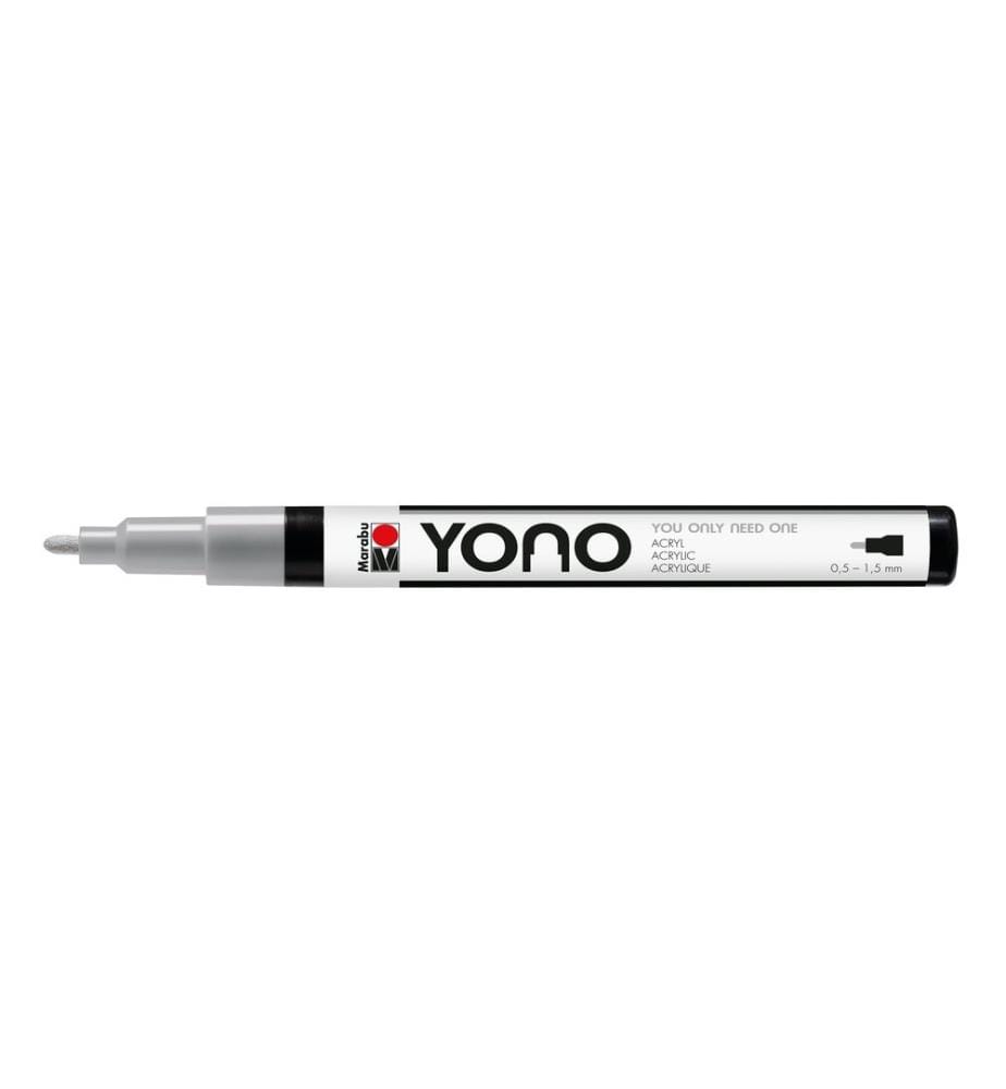 MARABU - Marqueur acrylique YONO 0.5 - 1.5 mm Gris