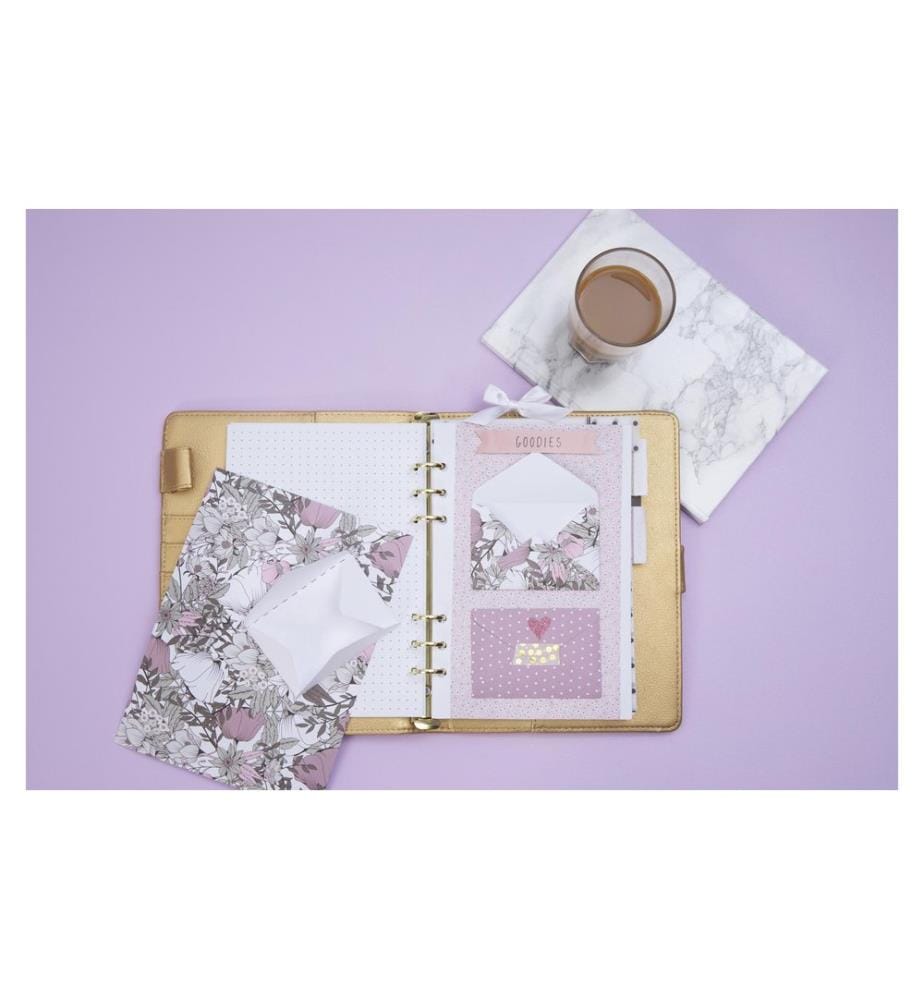 CREATIV COMPANY - Carnet de notes Calendrier, 19 x 23.5 x 4 cm, Or