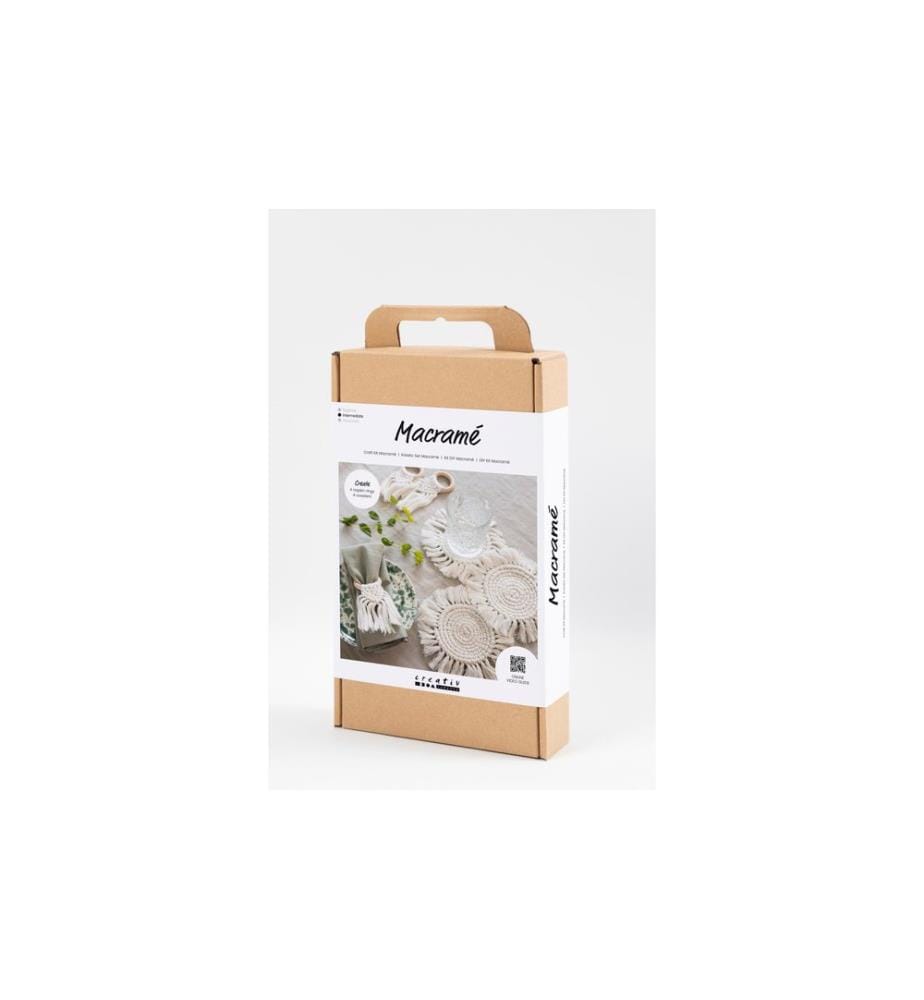 CREATIV COMPANY - Kits de bricolage Décoration de table Macramé Crème