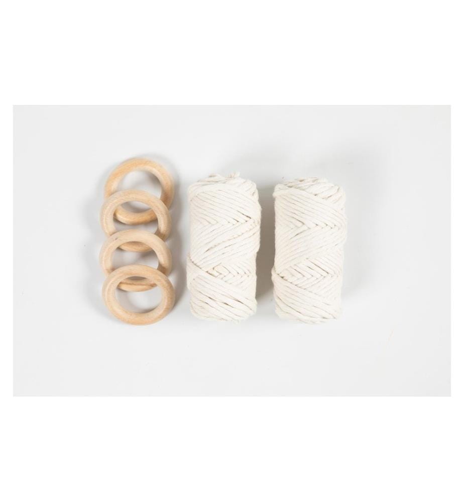 CREATIV COMPANY - Kits de bricolage Décoration de table Macramé Crème