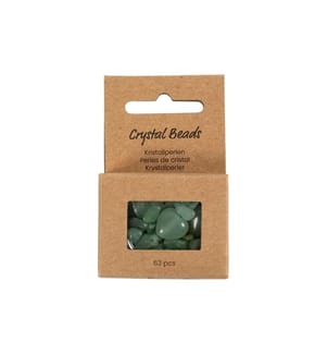 CREATIV COMPANY - Kits de perles Perles de cristal Vert, 7-12 mm