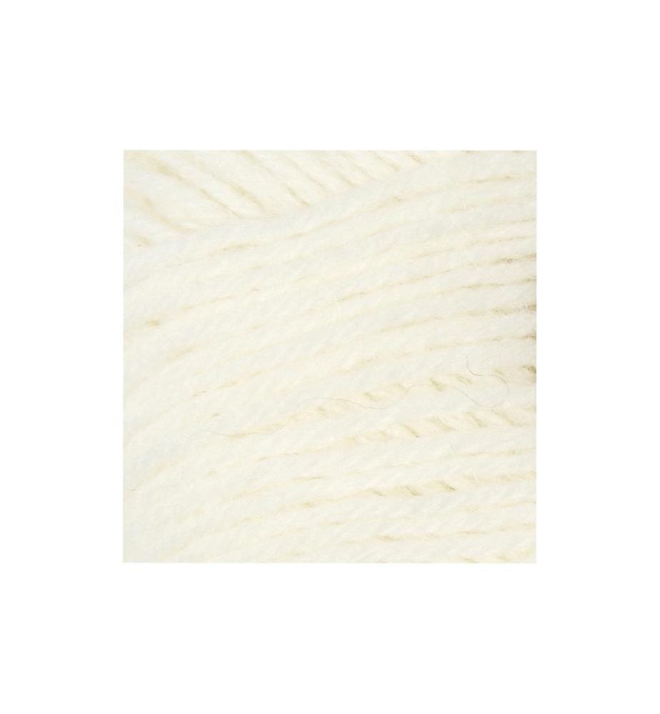 CREATIV COMPANY - Wolle 50 g für Socken, Weiss
