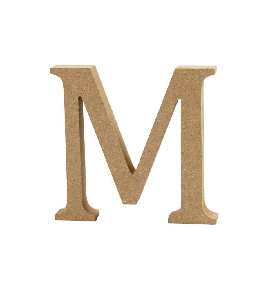 CREATIV COMPANY - Holzbuchstabe M 1 Stück