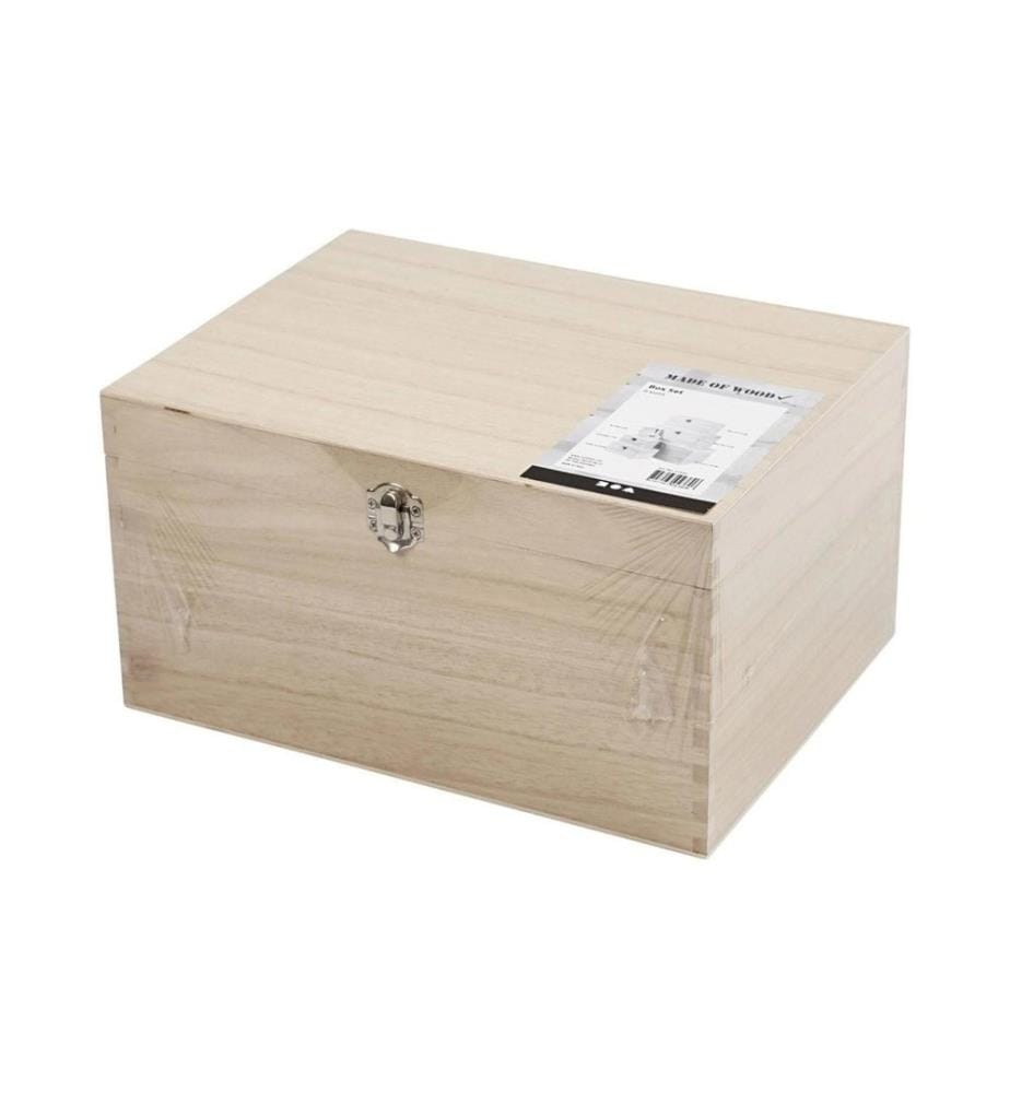 CREATIV COMPANY - Set de caisses en bois 6 Pièce/s