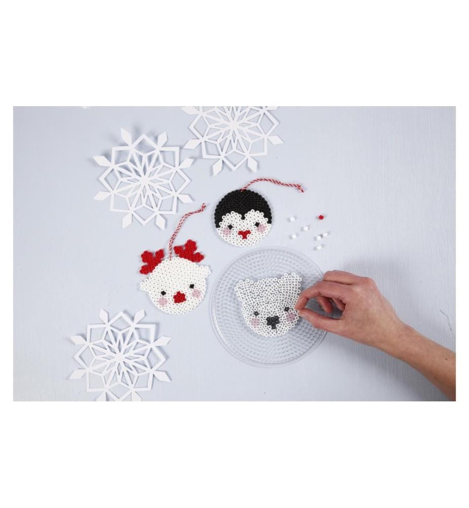 CREATIV COMPANY - Bügelperlen Platten Ø 15 cm Transparent