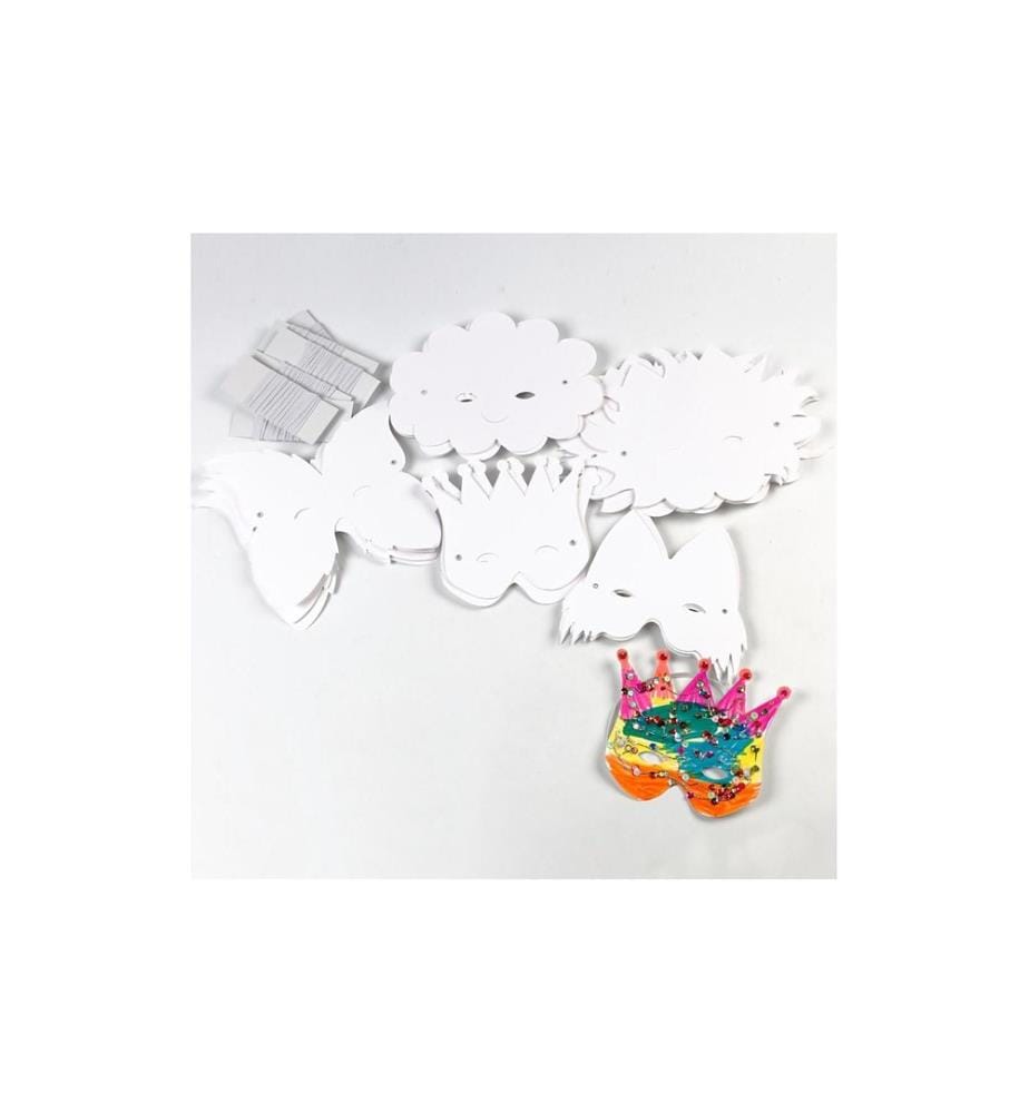 CREATIV COMPANY - Partyaccessoire Masken 100 Stück