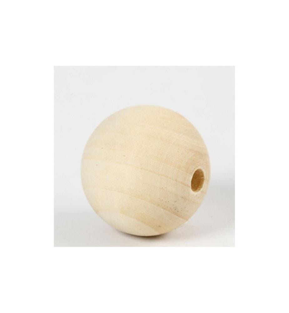 CREATIV COMPANY - Holzperlen D: 40 mm Lochgrösse: 7 mm