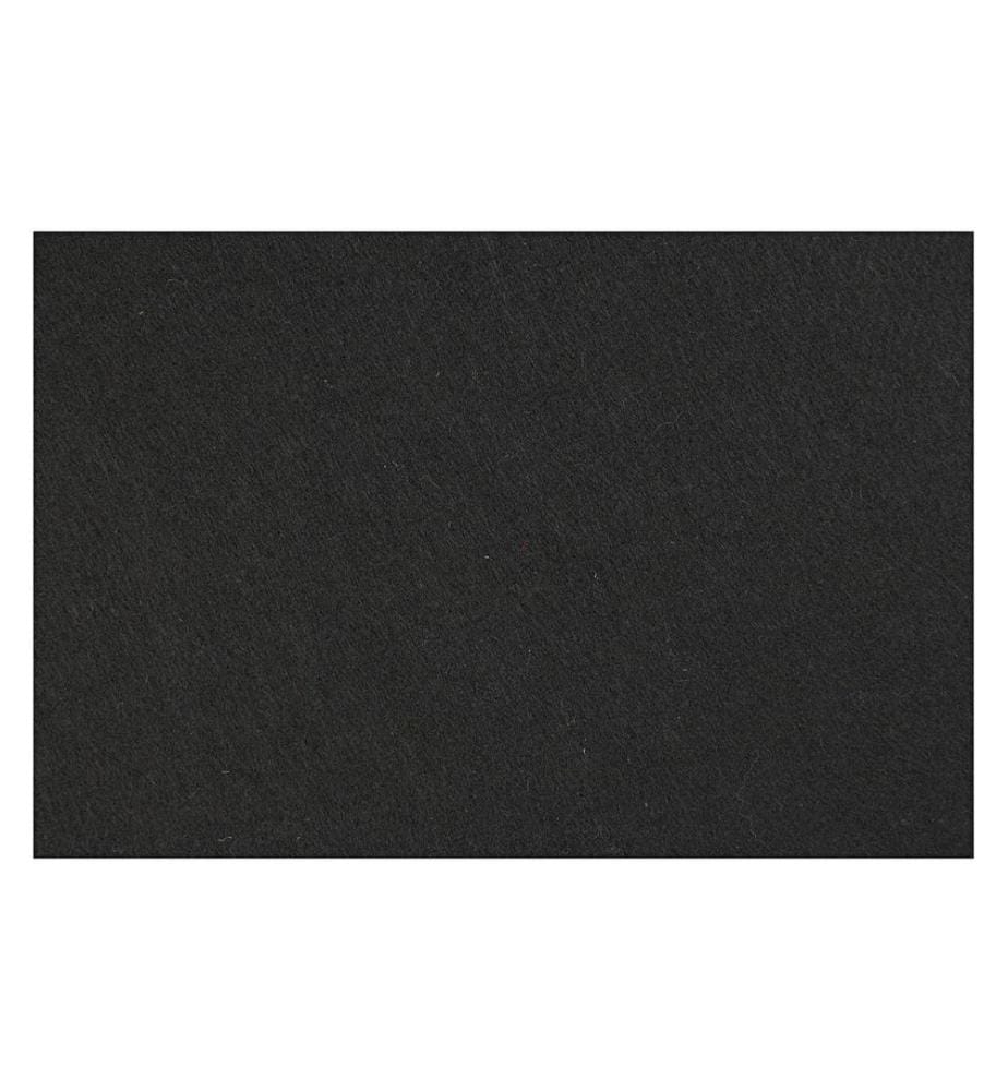 CREATIV COMPANY - Bastelfilz 3 mm, 42 x 60 cm, Schwarz