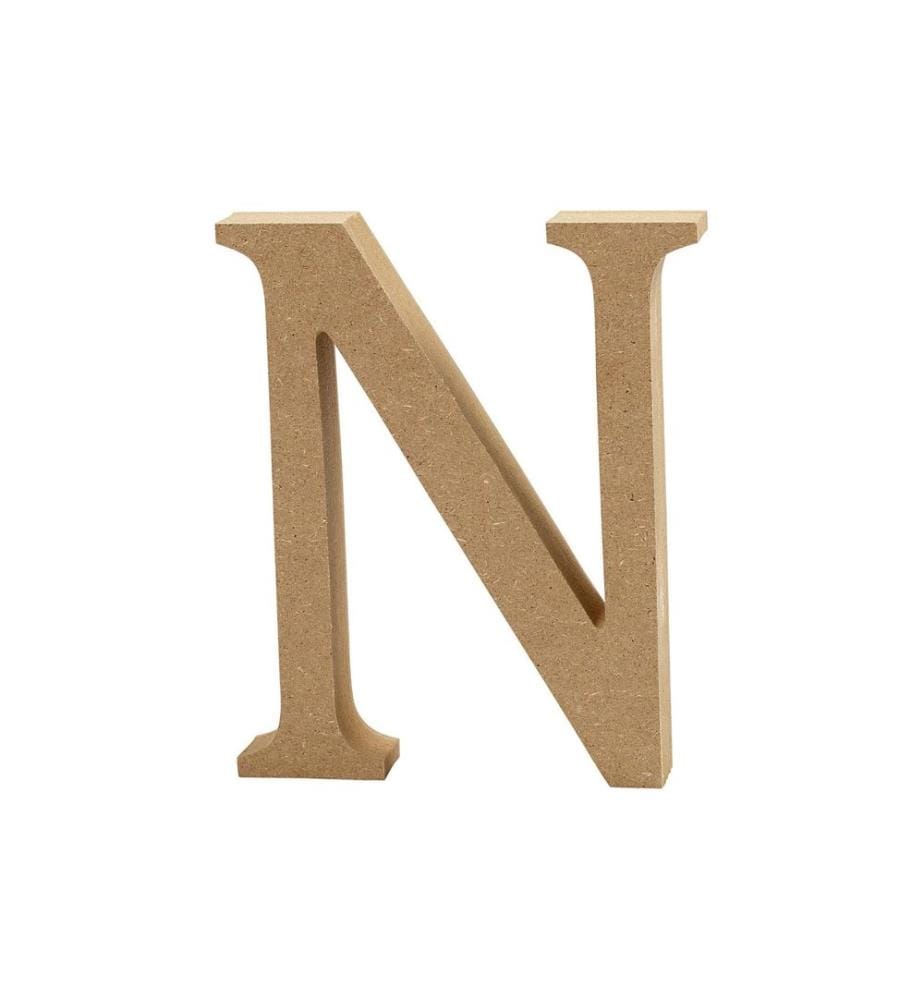 CREATIV COMPANY - Holzbuchstabe N 1 Stück