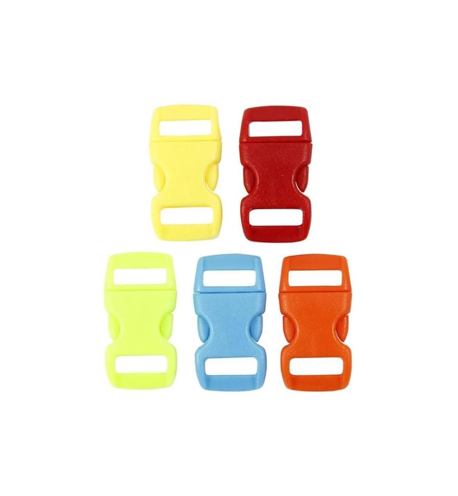 CREATIV COMPANY - Klickverschluss 29 mm x 15 mm, Lochgrösse 3 x11 mm,100 Stück