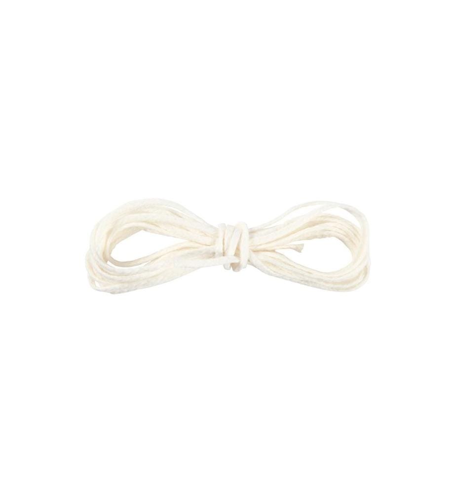 CREATIV COMPANY - Kerzendocht 3 m x 3 mm, Weiss