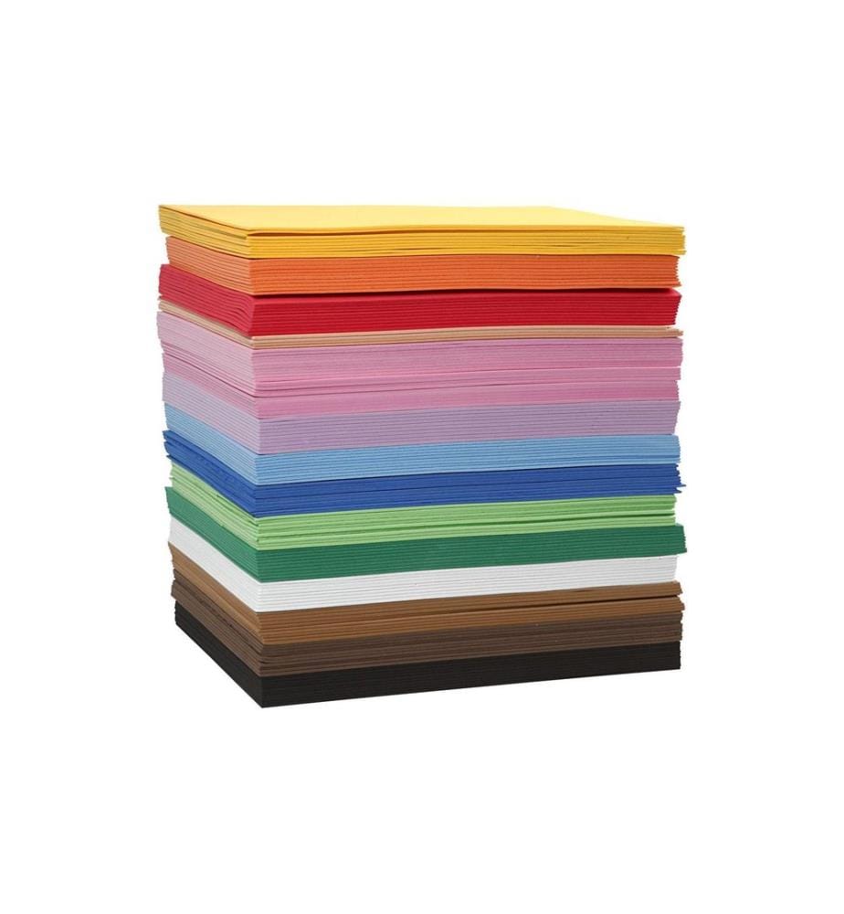 CREATIV COMPANY - Moosgummi-Set 150 Stück, Mehrfarbig
