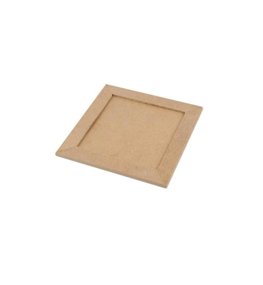 CREATIV COMPANY - Article en bois Collage 15 x 15 cm Cadre