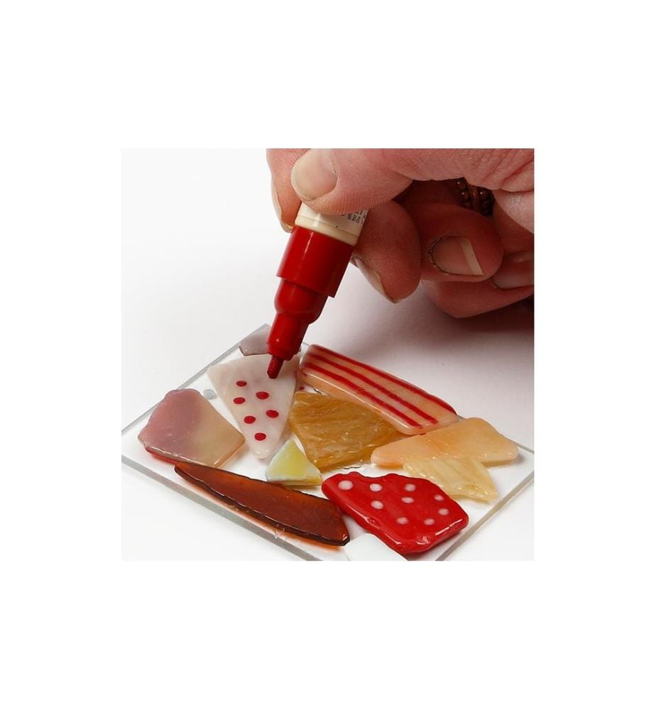 CREATIV COMPANY - Glasplatte 8 x 9 cm, 10 Stück