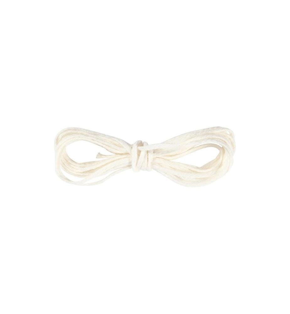 CREATIV COMPANY - Kerzendocht 3 m x 2 mm, Weiss