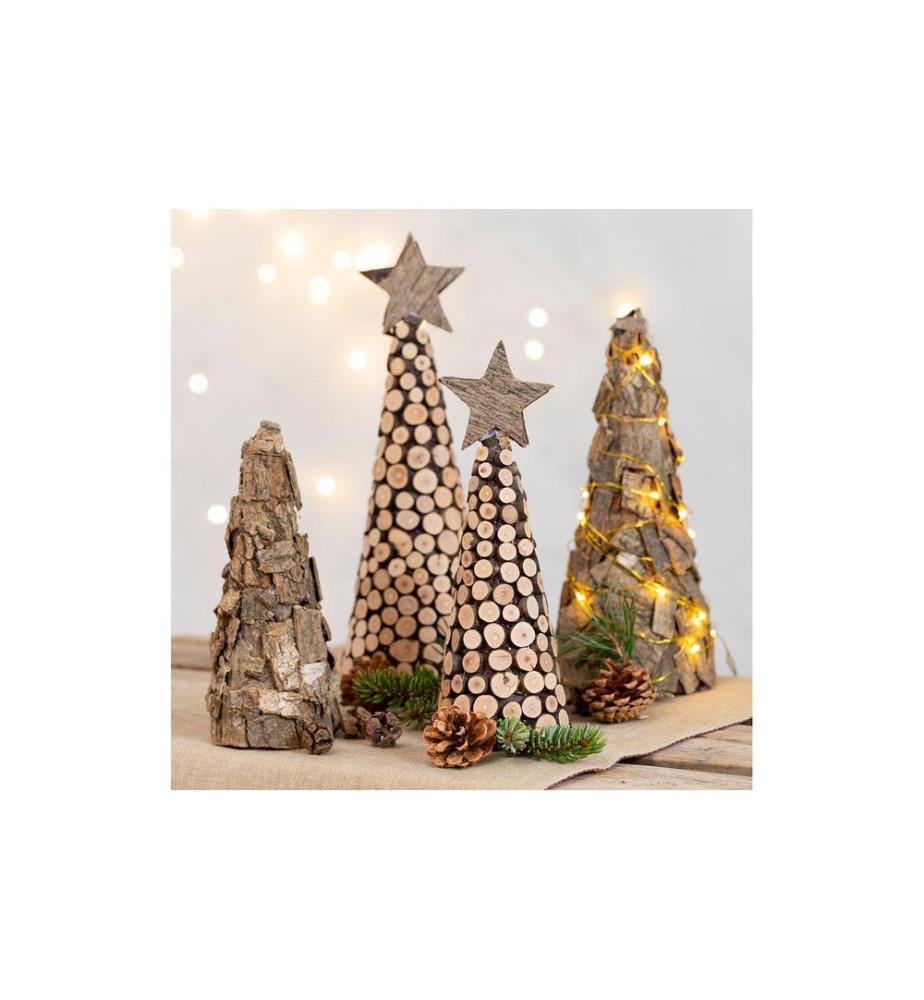 CREATIV COMPANY - Cône en polystyrène 1 pièce, 25 cm, blanc