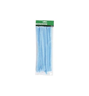 CREATIV COMPANY - Chenilledraht 15 mm, 15 Stück, Blau