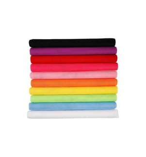 CREATIV COMPANY - Tulle  multicolore assorti, 50 cm x 5 m, 10 pièces