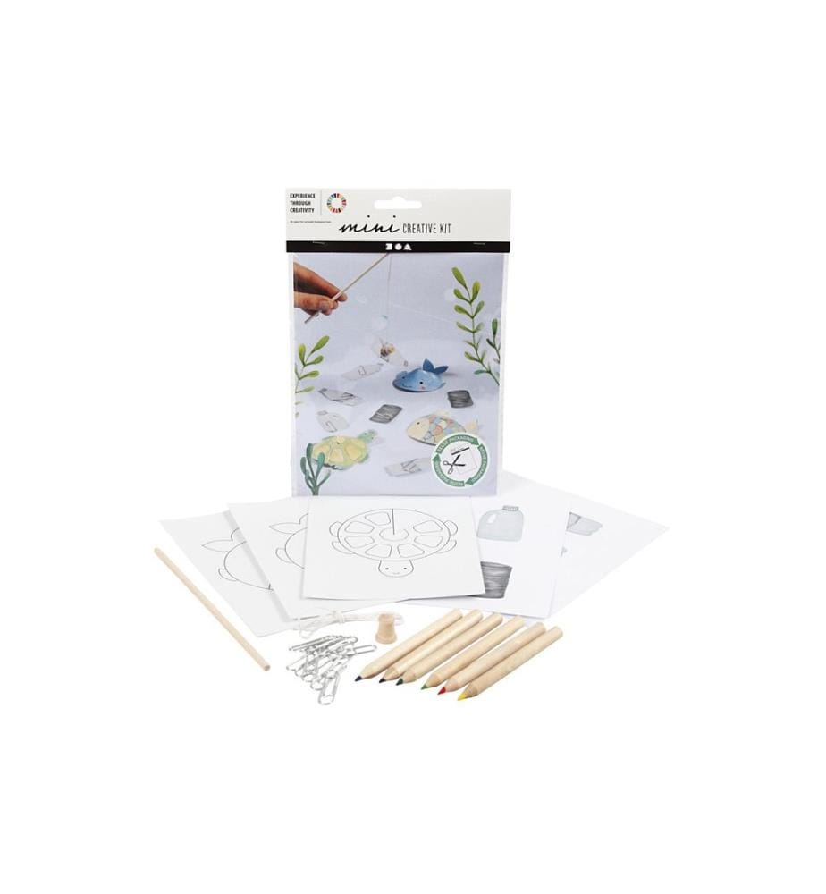 CREATIV COMPANY - Kits de bricolage Mini jeu de pêche 6 parties