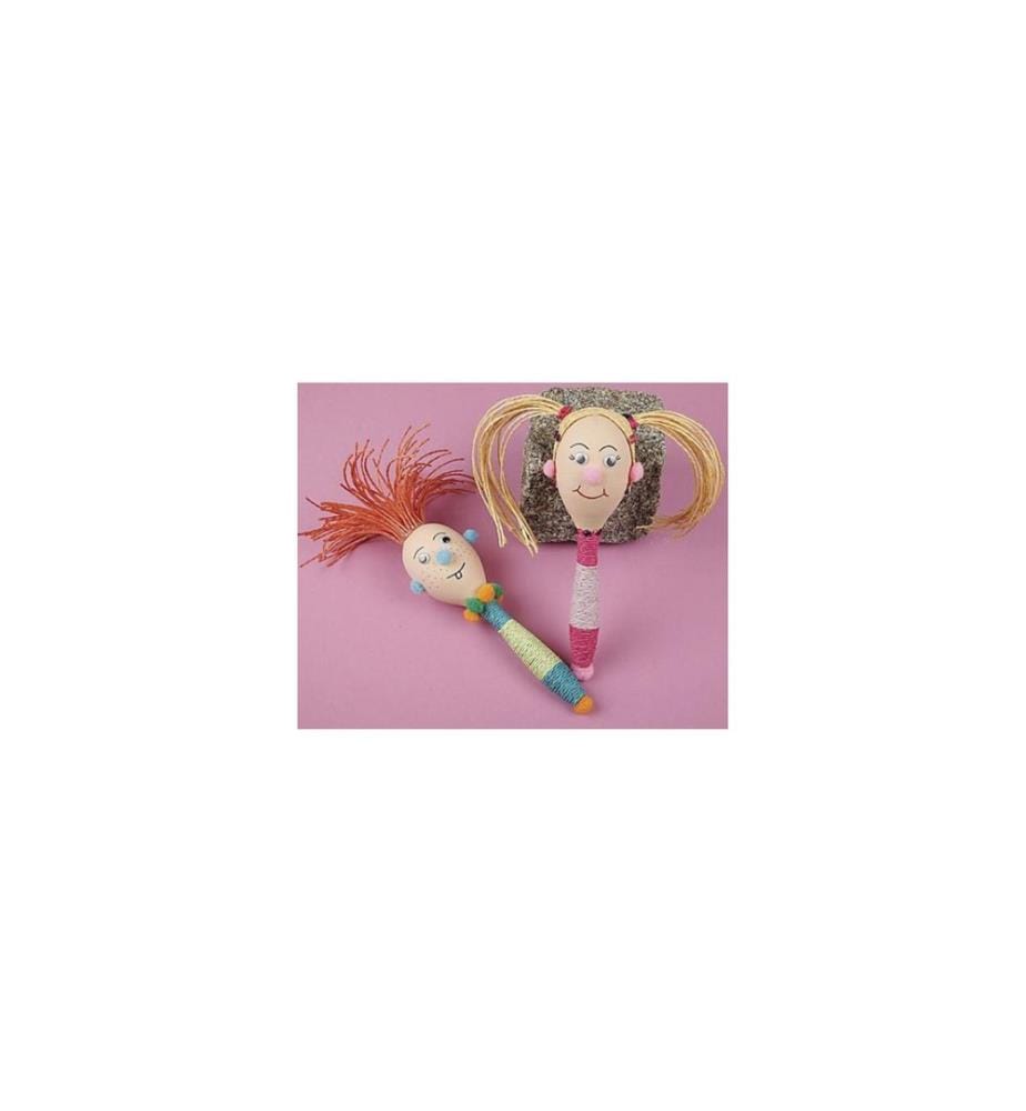 CREATIV COMPANY - Article en bois Maraca 20 cm 1 pièce