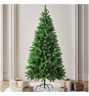 Albero di Natale artificiale con sostegno in metallo pressofusione - 180 cm, senza lucine