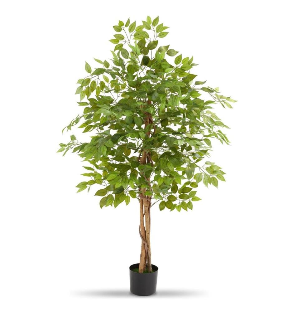 Albero di Ficus artificiale Fida, texture realistica - 160 cm
