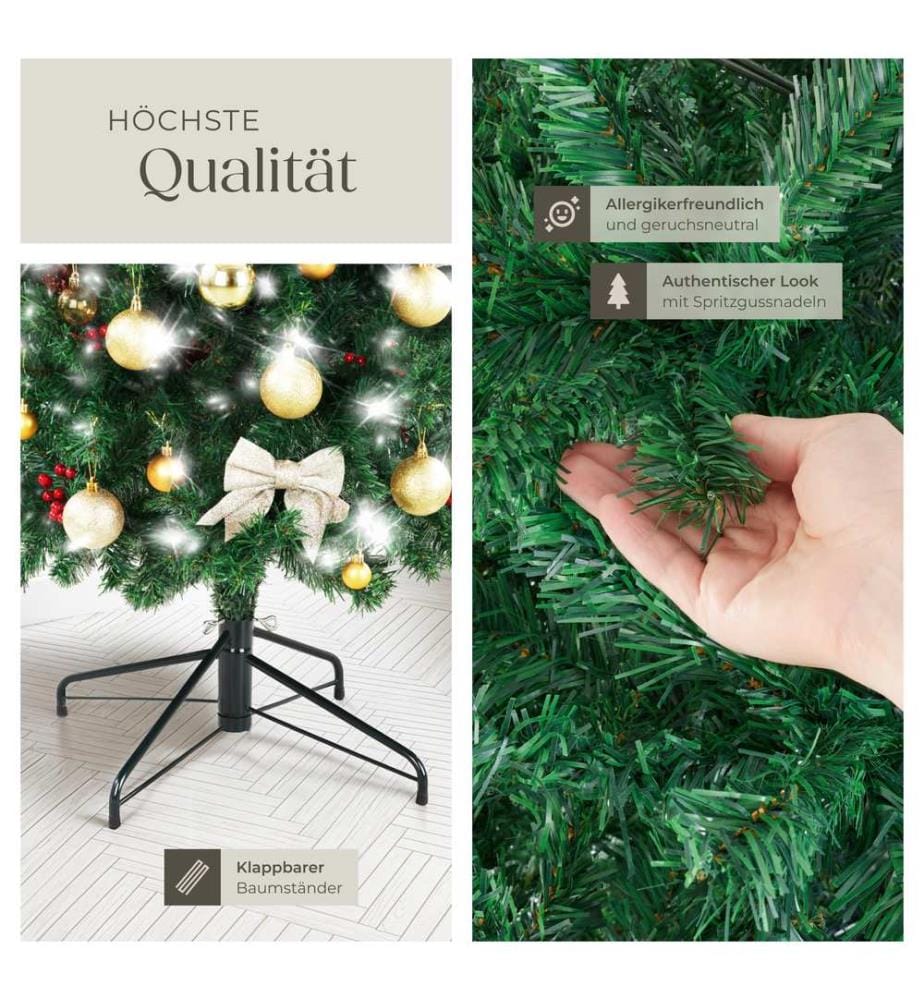Künstlicher Weihnachtsbaum Comet, naturgetreue Optik - 180 cm, ohne Lichterkette