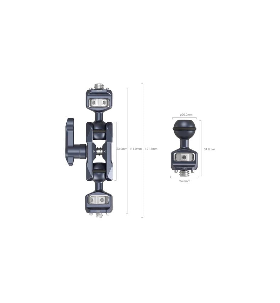 SMALLRIG - Magic Arm with Dual Ball Heads (1/4-20 + ARRI)