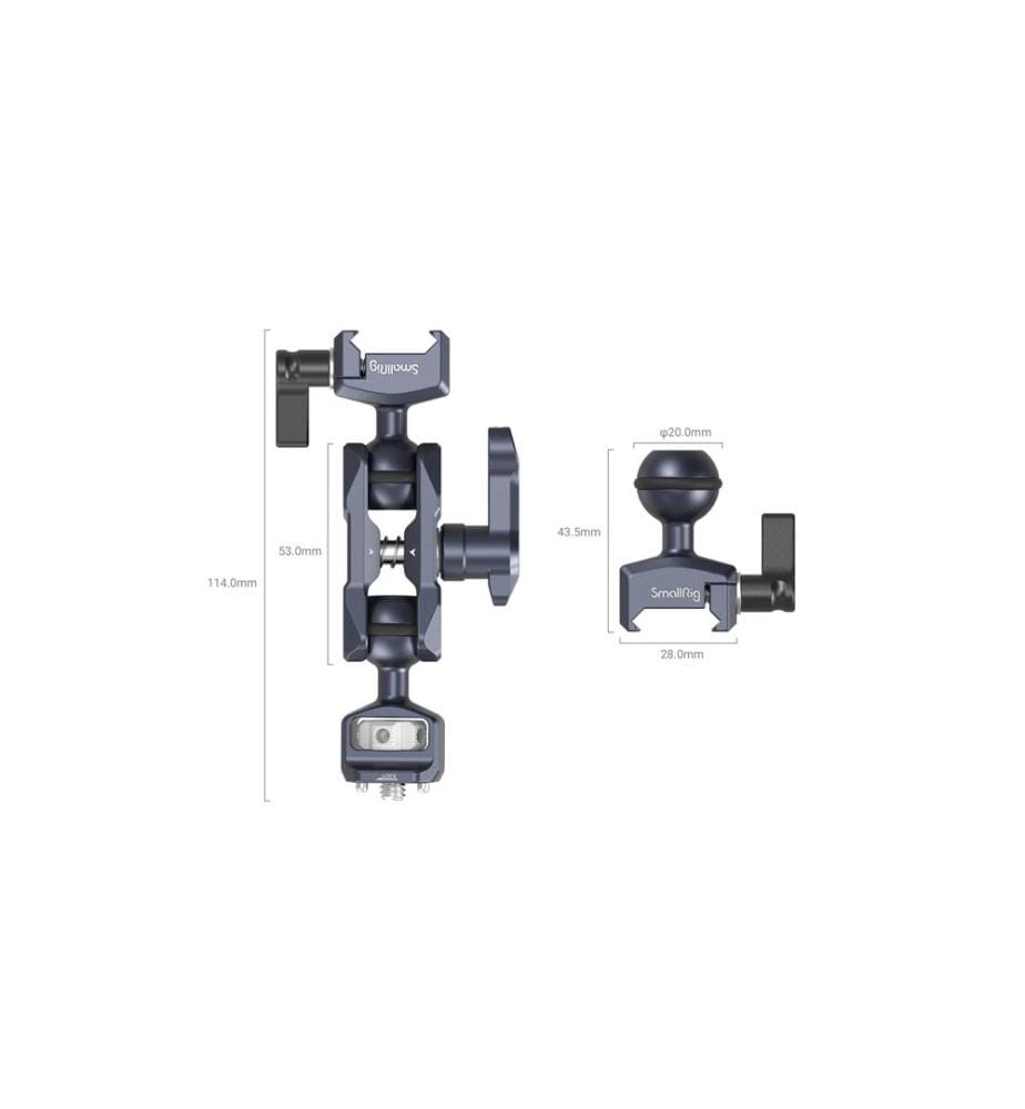 SMALLRIG - Magic Arm with Dual Ball Heads (1/4-20 + NATO Clamp)