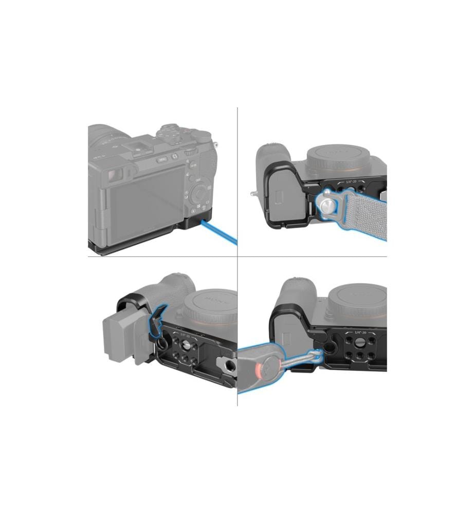 SMALLRIG - Baseplate Sony Alpha 7C II / Alpha 7CR - Noir