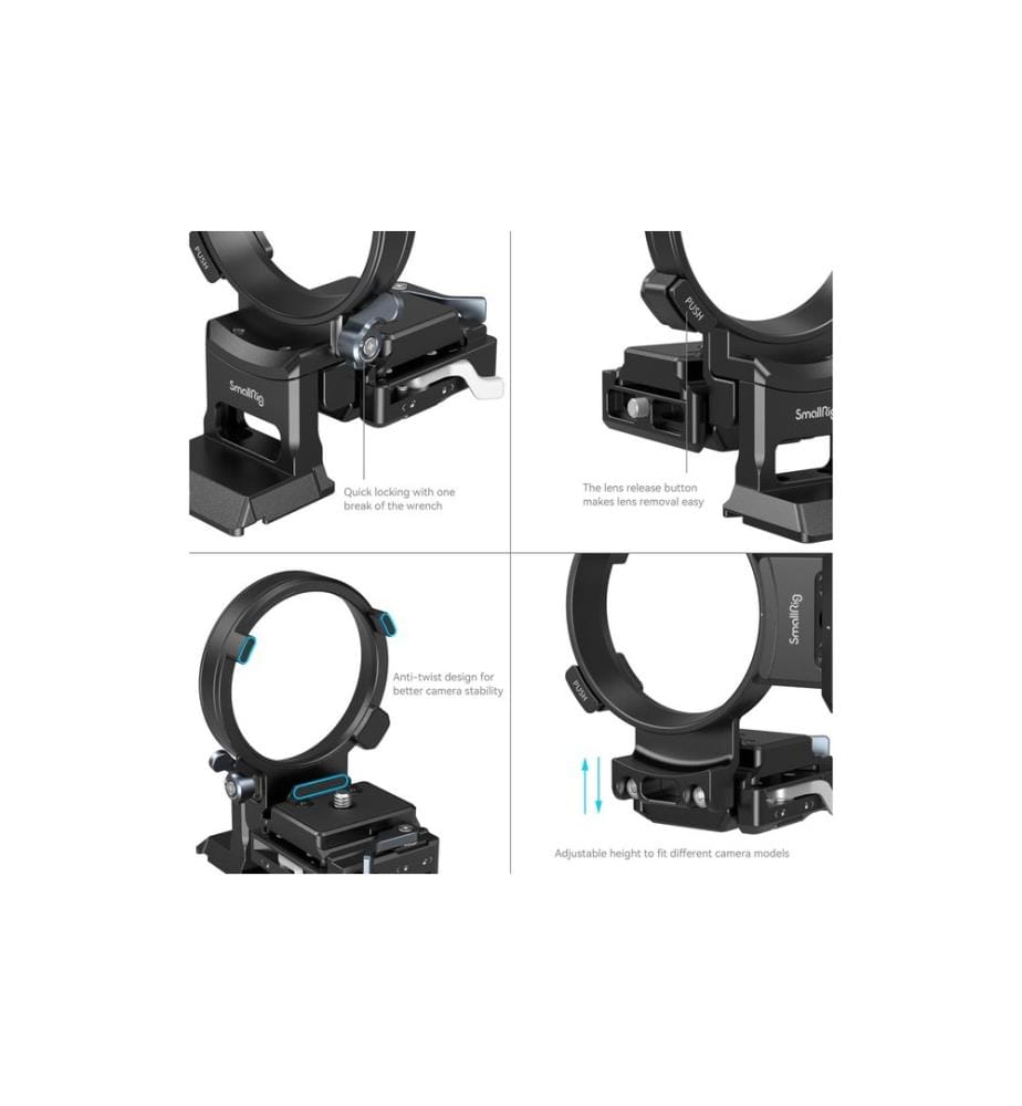 SMALLRIG - Plaque de montage Sony Alpha 1 / 7 / 9 / FX-series Kit Pivotant