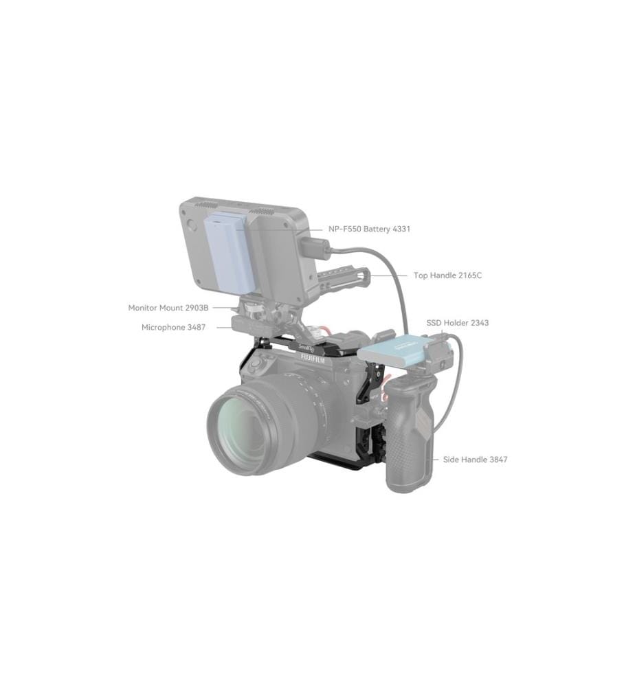 SMALLRIG - Cage FUJIFILM GFX100 II Kit