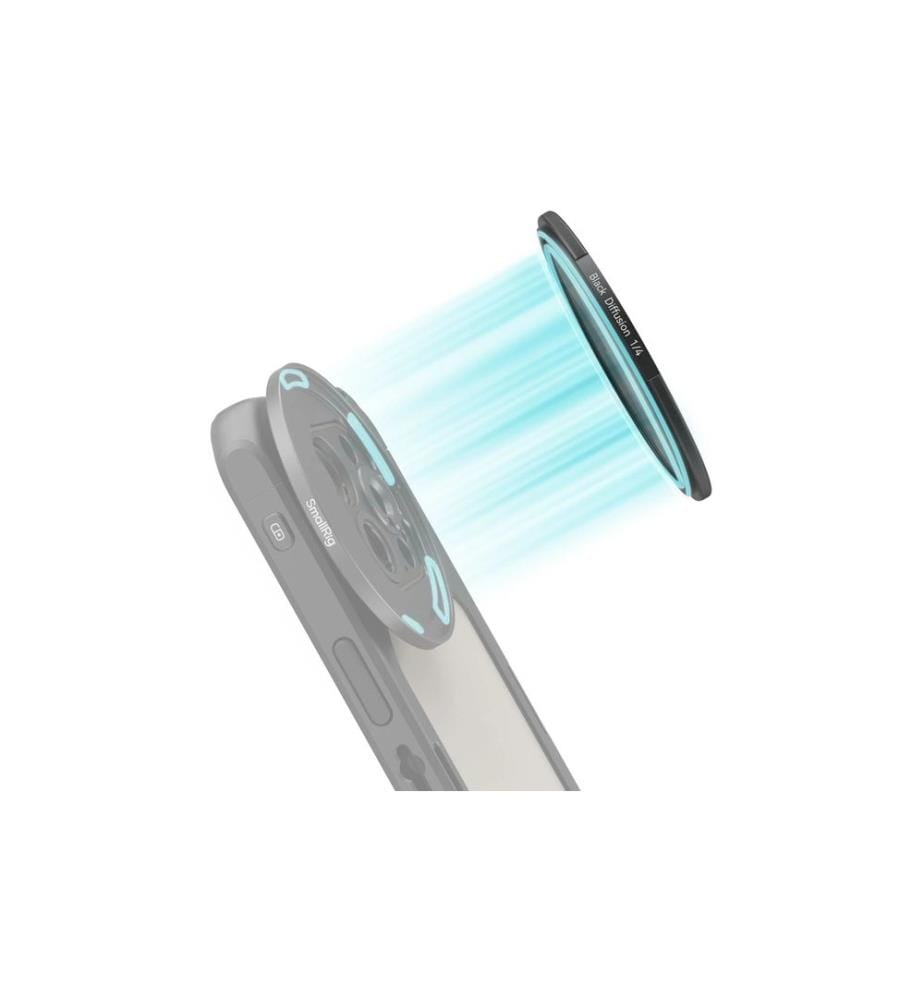 SMALLRIG - Filtre à brouillard noir 1/4 emboîtable (67mm)