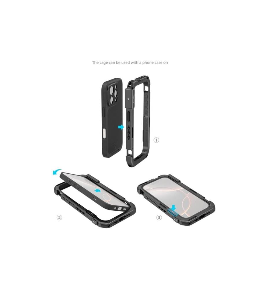 SMALLRIG - Kit double portable mobile pour iPhone 16 Pro