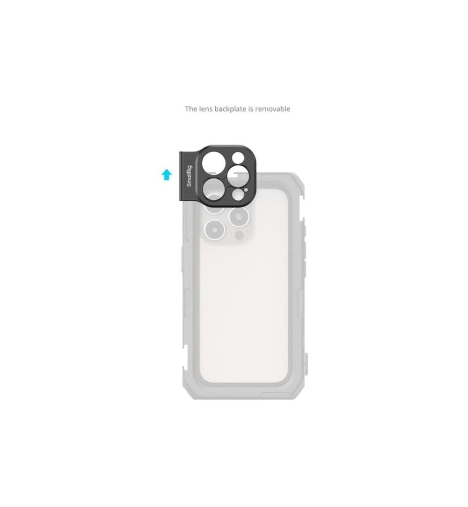 SMALLRIG - Dos d'objectif pour cage iPhone série 16 (filetage 17 mm)