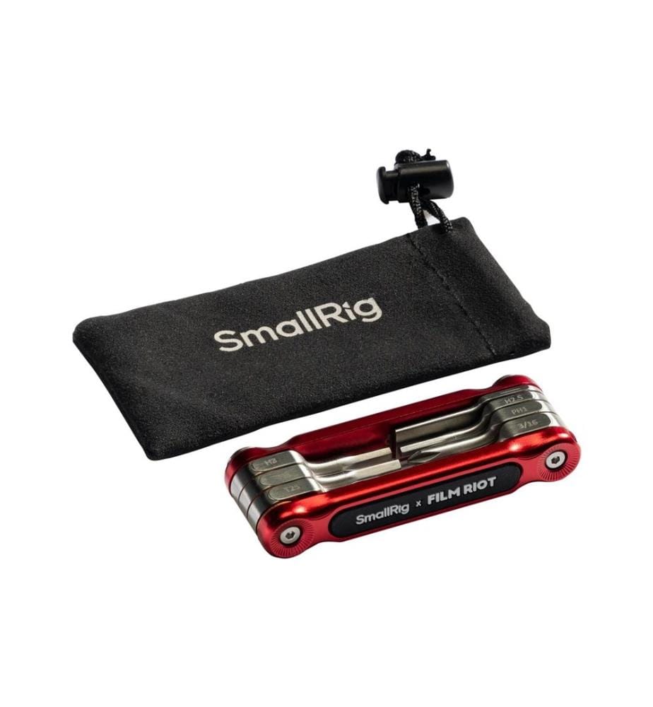 SMALLRIG - 7-in-1-Klappschlüsselsatz Rot