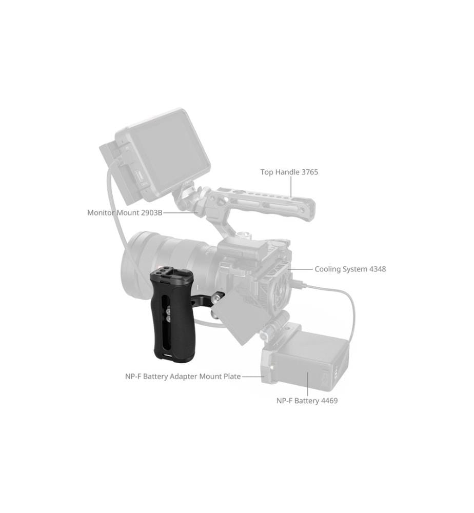 SMALLRIG - mini Side Handle with 1/4 -20 Screws