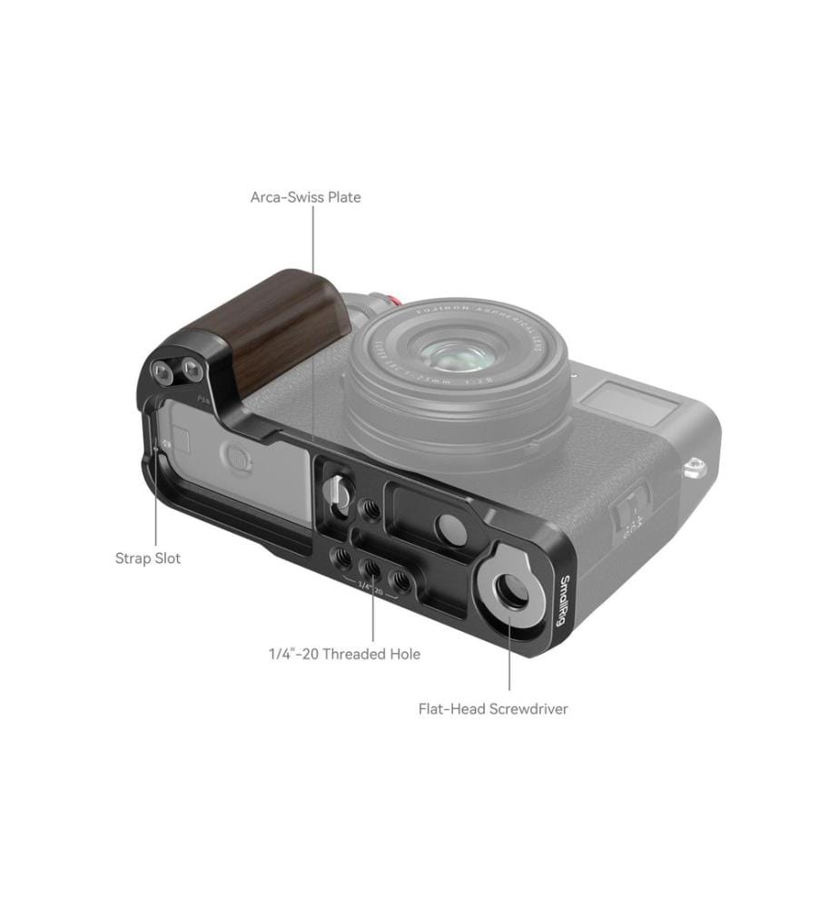 SMALLRIG - Angle en L Fujifilm X100VI / X100V Noir