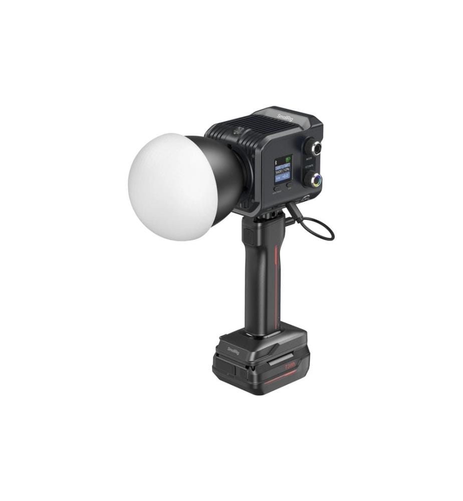 SMALLRIG - Lumière continue RC 100C Kit COB Avec poignée à piles