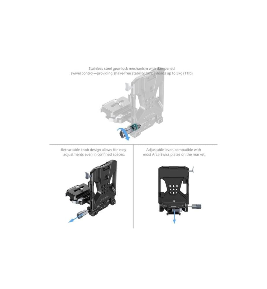 SMALLRIG - Kit de plaques de montage de batterie V-Mount (Pro)