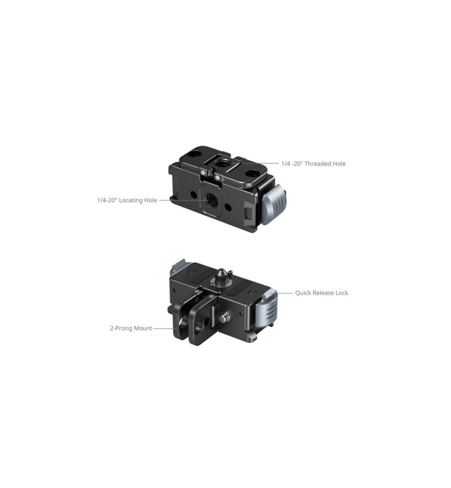 SMALLRIG - Support d'adaptateur à changement rapide pour GoPro Hero Black 13