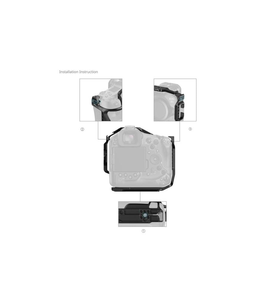 SMALLRIG - Cage pour Canon EOS R1