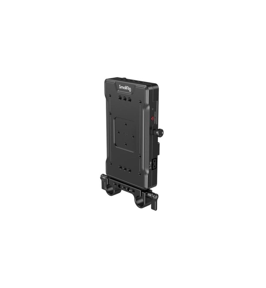SMALLRIG - Plaque de montage de batterie Advanced V-Mount avec pince à tige de 15 mm