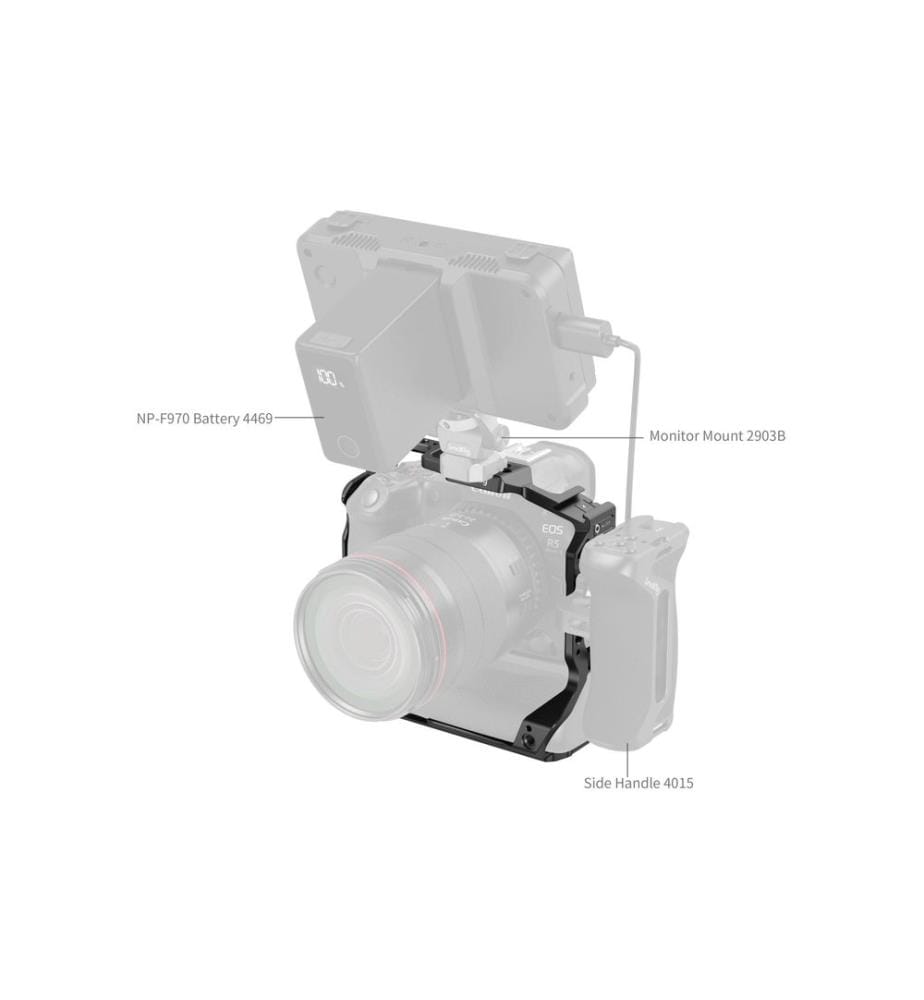 SMALLRIG - Cage Canon EOS R5 Mark II avec Battery Grip BG-R20