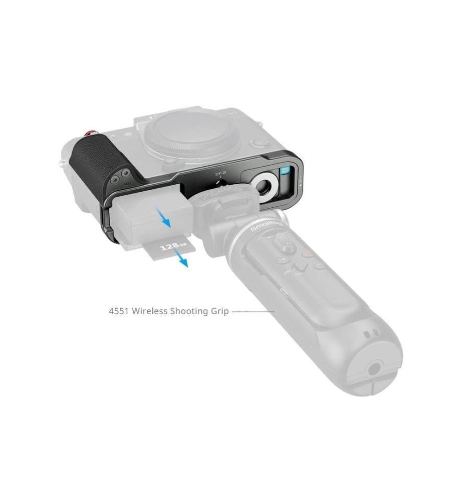 SMALLRIG - L-Winkel FUJIFILM X-T30 III mit Silikongriff, Charcoal